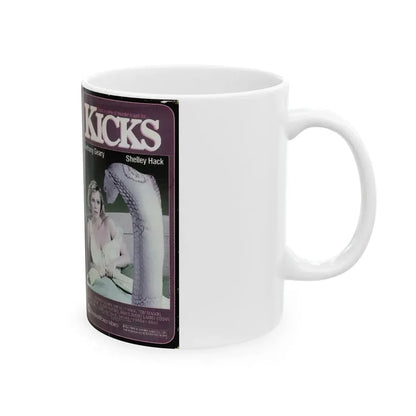 KICKS (VHS COVER) - White Coffee Mug - Go Mug Yourself