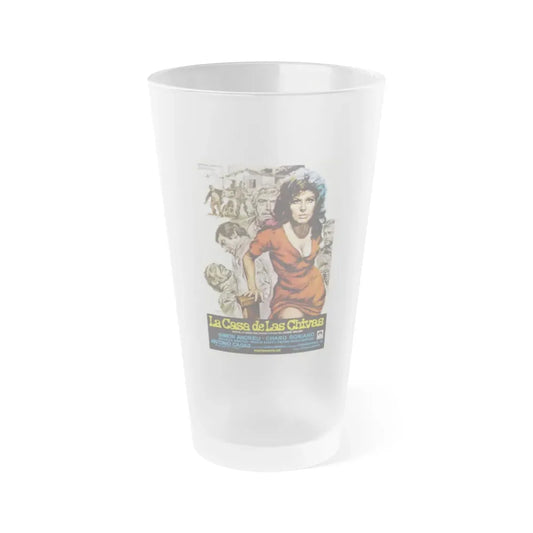 KID'S HOUSE 1972 Movie Poster - Frosted Pint Glass 16oz 16oz Frosted - Go Mug Yourself