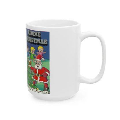 KIDDIE CHRISTMAS (VHS COVER) - White Coffee Mug - Go Mug Yourself