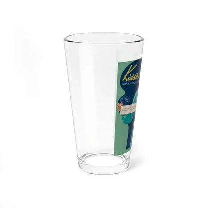 Kiddie Kit, ad illustration - Pint Glass 16oz - Go Mug Yourself
