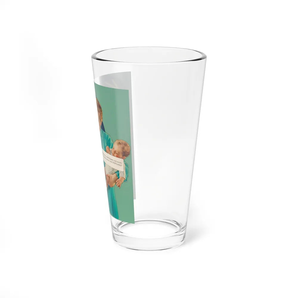 Kiddie Kit, ad illustration - Pint Glass 16oz-Go Mug Yourself