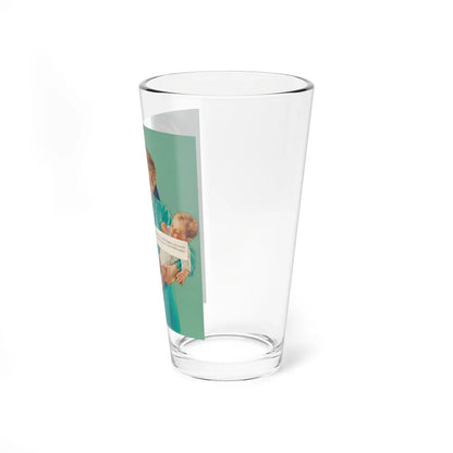 Kiddie Kit, ad illustration - Pint Glass 16oz-Go Mug Yourself