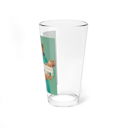 Kiddie Kit, ad illustration - Pint Glass 16oz - Go Mug Yourself