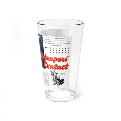 Kidnapers Contact, Liberty magazine, January 19, 1935 - Pint Glass 16oz - Go Mug Yourself