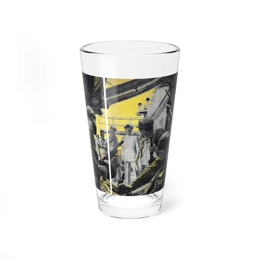 Kidnapping of the Proscethia, Argosy, March 1950 - Pint Glass 16oz-16oz-Go Mug Yourself