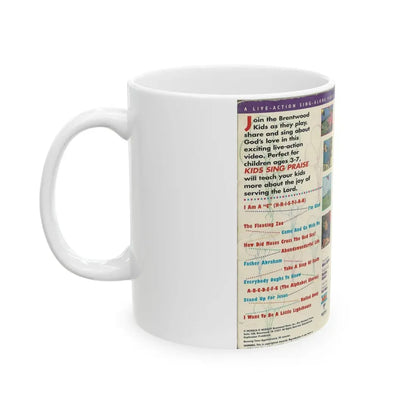 KIDS SING PRAISE VOLUME 3 (VHS COVER) - White Coffee Mug - Go Mug Yourself