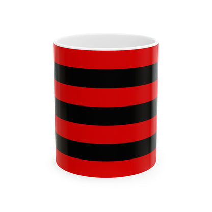 Kihelkonna valla lipp (Estonia) White Coffee Mug-11oz-Go Mug Yourself