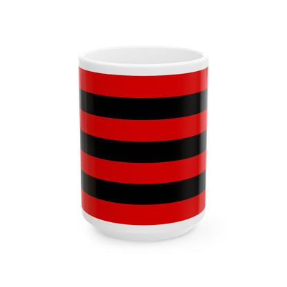 Kihelkonna valla lipp (Estonia) White Coffee Mug-15oz-Go Mug Yourself
