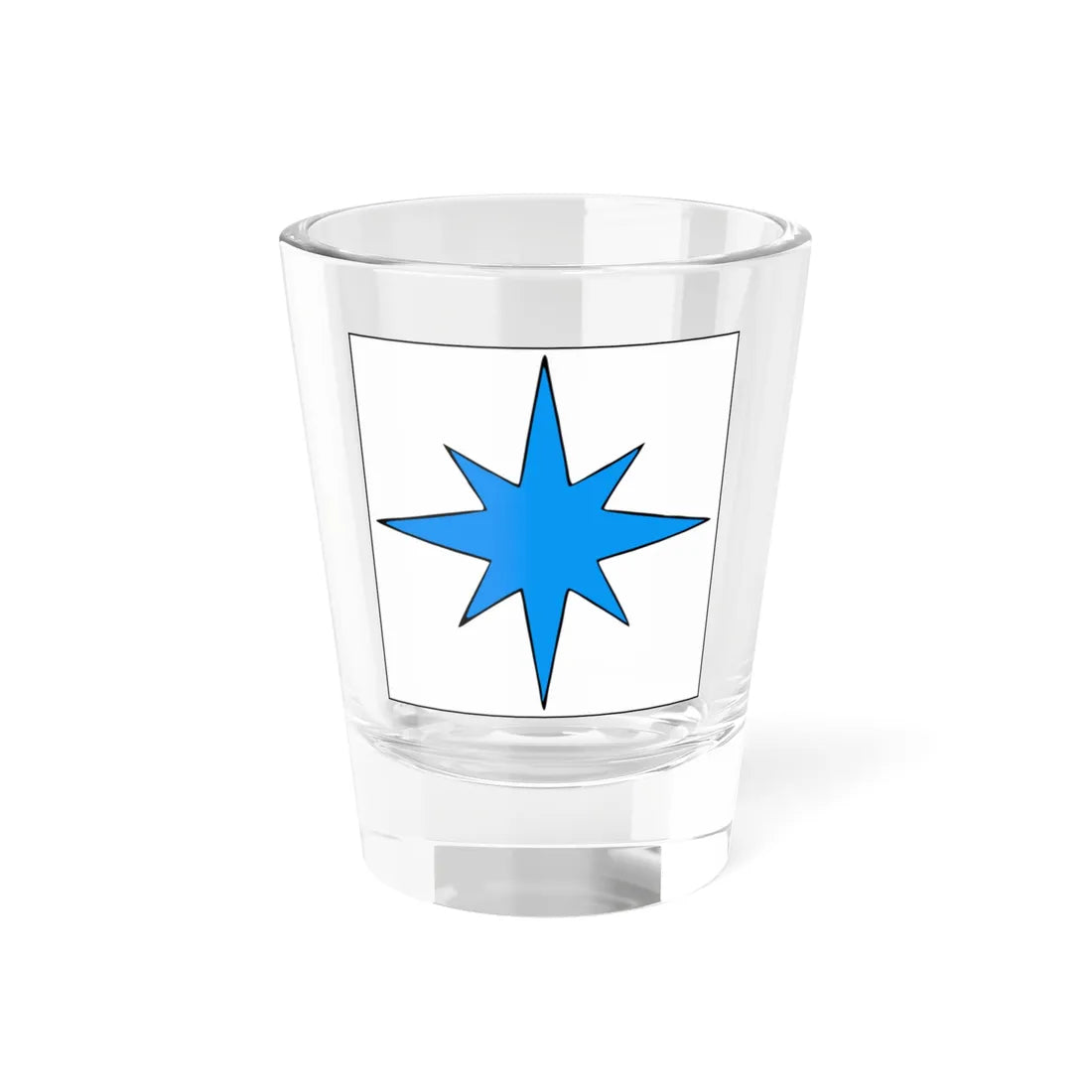 Kihnu lipp (Estonia) Shot Glass 1.5oz 1.5oz - Go Mug Yourself