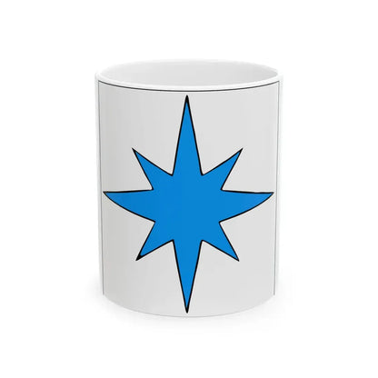 Kihnu lipp (Estonia) White Coffee Mug 11oz - Go Mug Yourself