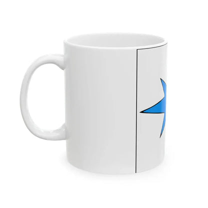 Kihnu lipp (Estonia) White Coffee Mug - Go Mug Yourself