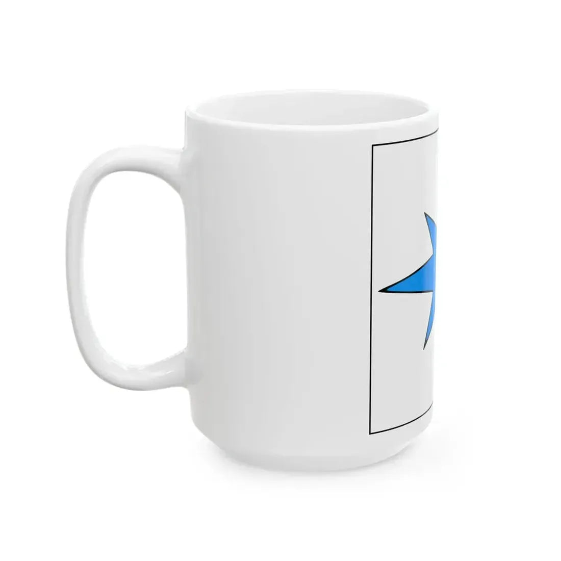 Kihnu lipp (Estonia) White Coffee Mug - Go Mug Yourself