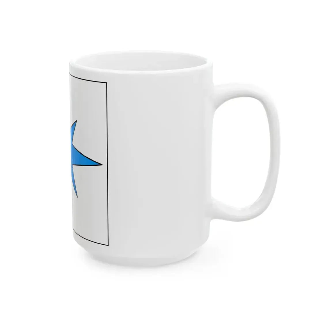 Kihnu lipp (Estonia) White Coffee Mug - Go Mug Yourself
