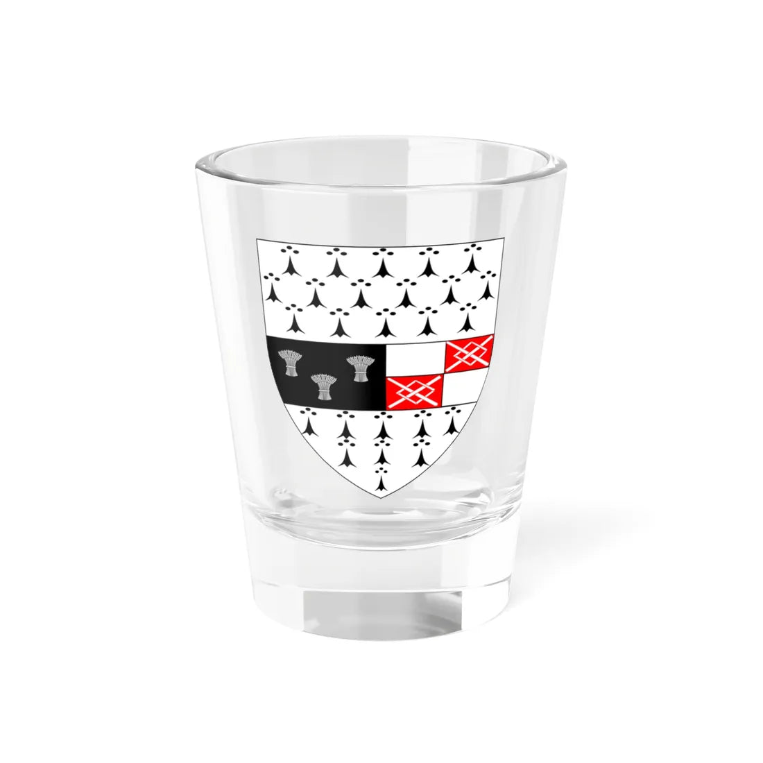 Kilkenny County Crest (Ireland) (Coat of Arms) Shot Glass 1.5oz 1.5oz - Go Mug Yourself