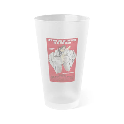 KILL AND KILL AGAIN 1981 Movie Poster - Frosted Pint Glass 16oz-16oz-Frosted-Go Mug Yourself