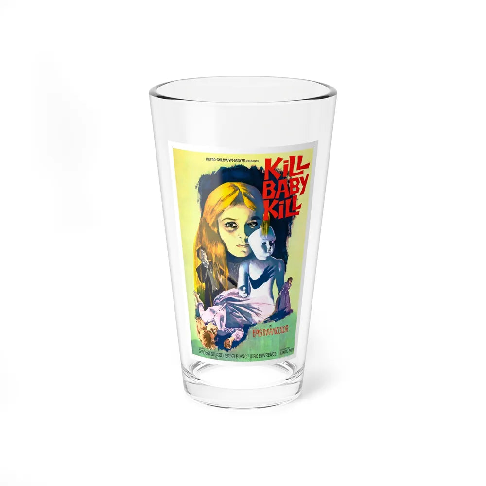 KILL BABY KILL 1966 Movie Poster - Pint Glass 16oz-16oz-Go Mug Yourself