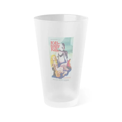 KILL BABY KILL (2) 1966 Movie Poster - Frosted Pint Glass 16oz 16oz Frosted - Go Mug Yourself