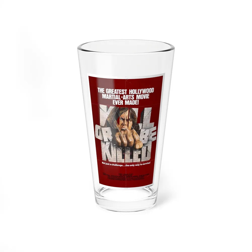 KILL OR BE KILLED 1980 Movie Poster - Pint Glass 16oz-16oz-Go Mug Yourself