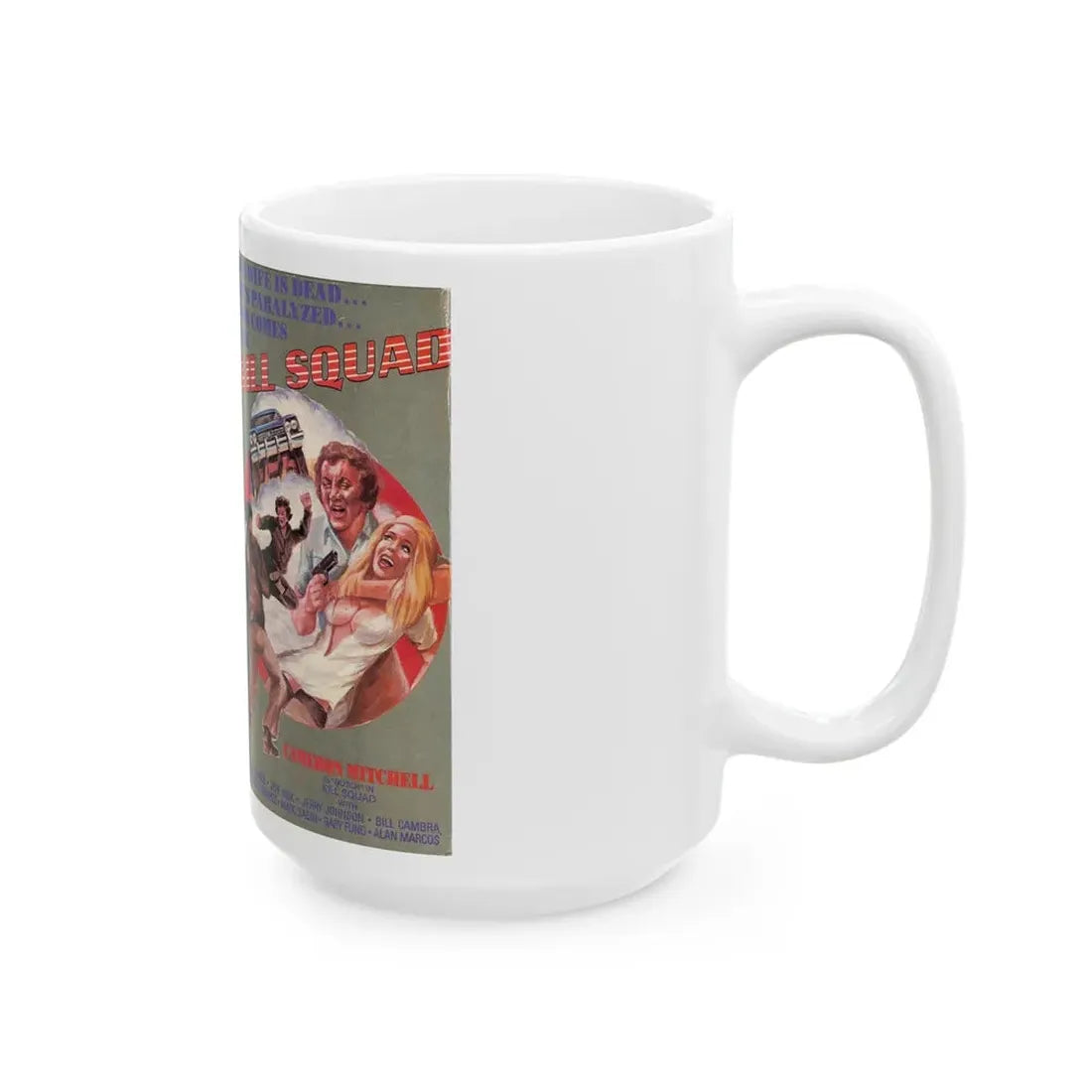 KILL SQUAD (VHS COVER) - White Coffee Mug - Go Mug Yourself