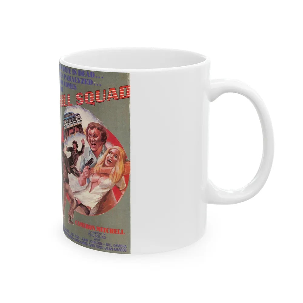 KILL SQUAD (VHS COVER) - White Coffee Mug-Go Mug Yourself