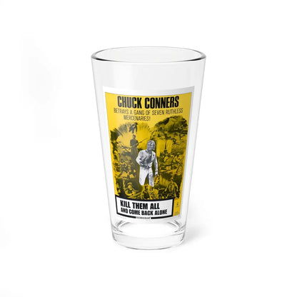 KILL THEM ALL AND COME BACK ALONE 1968 Movie Poster - Pint Glass 16oz-16oz-Go Mug Yourself