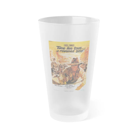 KILL THEM ALL AND COME BACK ALONE (2) 1968 Movie Poster - Frosted Pint Glass 16oz-16oz-Frosted-Go Mug Yourself