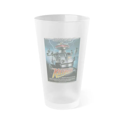 KILLBOTS (CHOPPING MALL) 1986 Movie Poster - Frosted Pint Glass 16oz 16oz Frosted - Go Mug Yourself