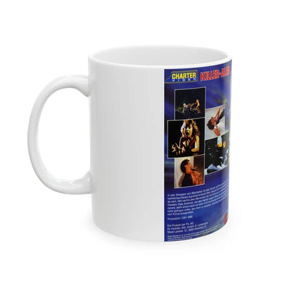 KILLER ALIEN (VHS COVER) - White Coffee Mug-Go Mug Yourself