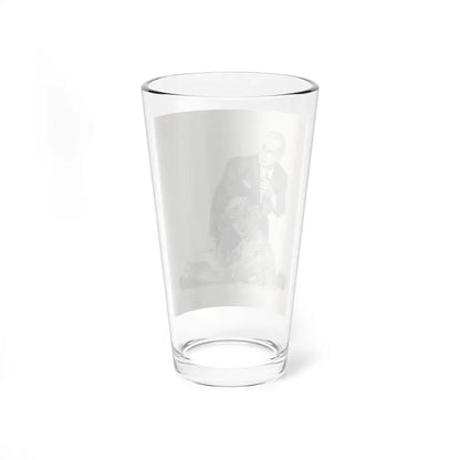 Killer Among Us, story illustration, 1958 - Pint Glass 16oz - Go Mug Yourself