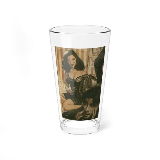 Killer at Her Door, Argosy Januari 1947 - Pint Glass 16oz 16oz - Go Mug Yourself