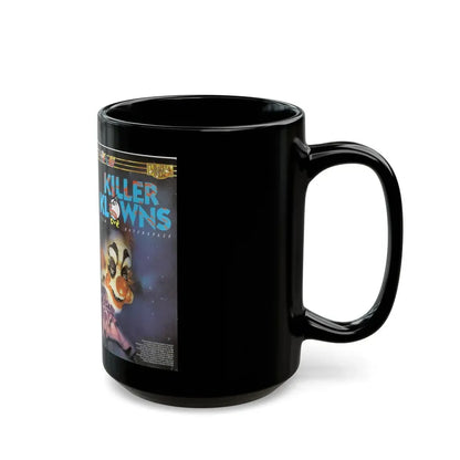 KILLER CLOWNS FROM OUTER SPACE GERMAN (VHS COVER) - Black Coffee Mug - Go Mug Yourself