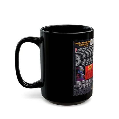 KILLER CLOWNS FROM OUTER SPACE (VHS COVER) - Black Coffee Mug-Go Mug Yourself