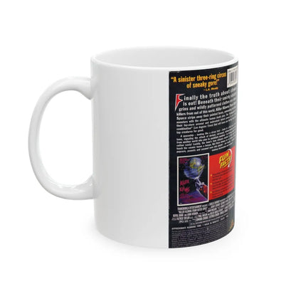 KILLER CLOWNS FROM OUTER SPACE (VHS COVER) - White Coffee Mug-Go Mug Yourself