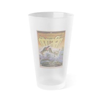 KILLER CROCODILE (ASIAN) 1989 Movie Poster - Frosted Pint Glass 16oz-16oz-Frosted-Go Mug Yourself