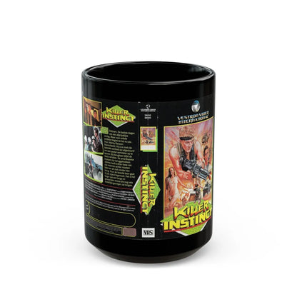 KILLER INSTINCT (VHS COVER) - Black Coffee Mug-15oz-Go Mug Yourself