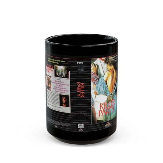 KILLER PARTY (VHS COVER) - Black Coffee Mug-15oz-Go Mug Yourself