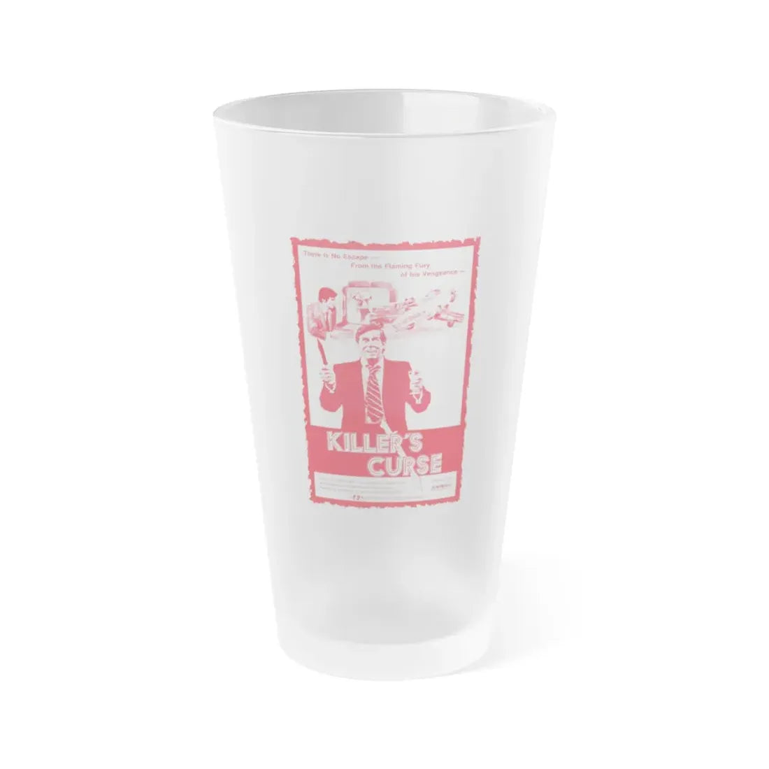 KILLER'S CURSE (NURSE SHERRI) 1977 Movie Poster - Frosted Pint Glass 16oz 16oz Frosted - Go Mug Yourself