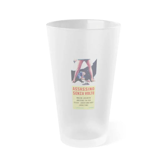 KILLER WITHOUT A FACE 1968 Movie Poster - Frosted Pint Glass 16oz 16oz Frosted - Go Mug Yourself