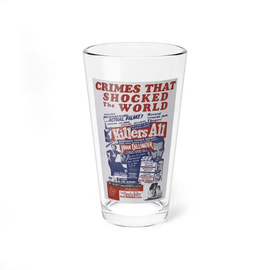 KILLERS ALL + THE DEVIL'S KILLER 1947 Movie Poster - Pint Glass 16oz 16oz - Go Mug Yourself