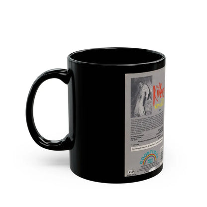 KILLERS FROM SPACE (VHS COVER) - Black Coffee Mug-Go Mug Yourself