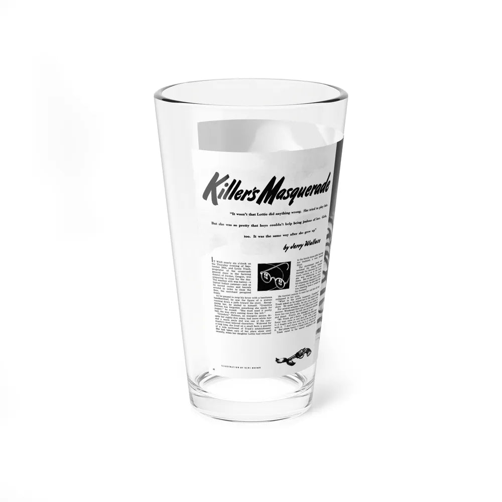 Killer's Masquerade, 1949 - Pint Glass 16oz-Go Mug Yourself