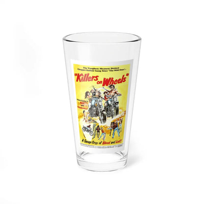 KILLERS ON WHEELS 1976 Movie Poster - Pint Glass 16oz-16oz-Go Mug Yourself