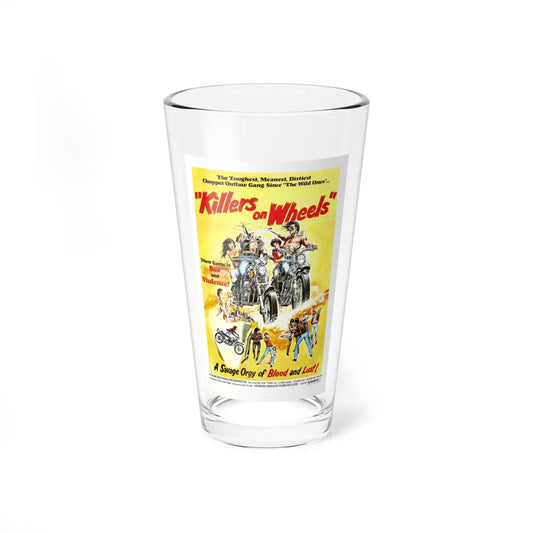 KILLERS ON WHEELS 1976 Movie Poster - Pint Glass 16oz-16oz-Go Mug Yourself