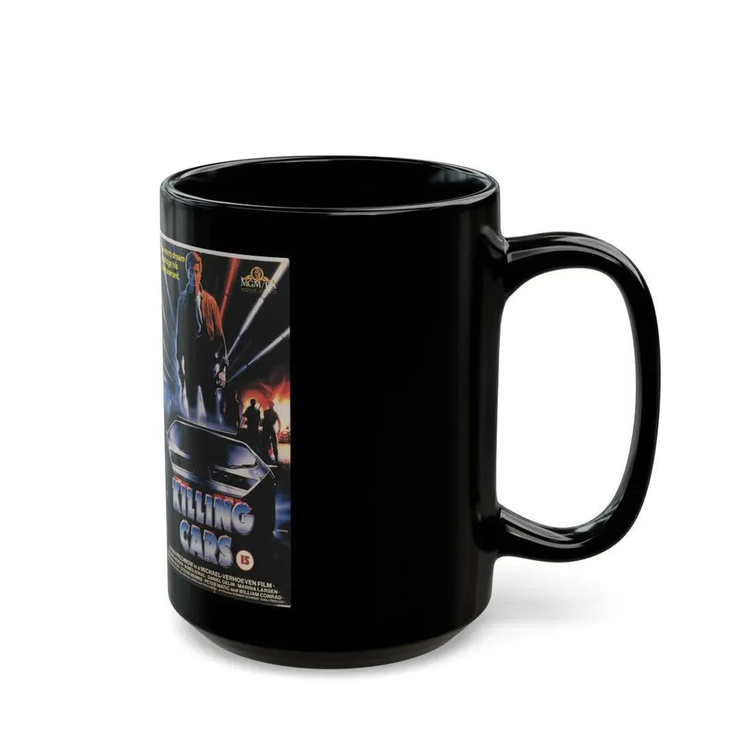 KILLING CARS (VHS COVER) - Black Coffee Mug - Go Mug Yourself