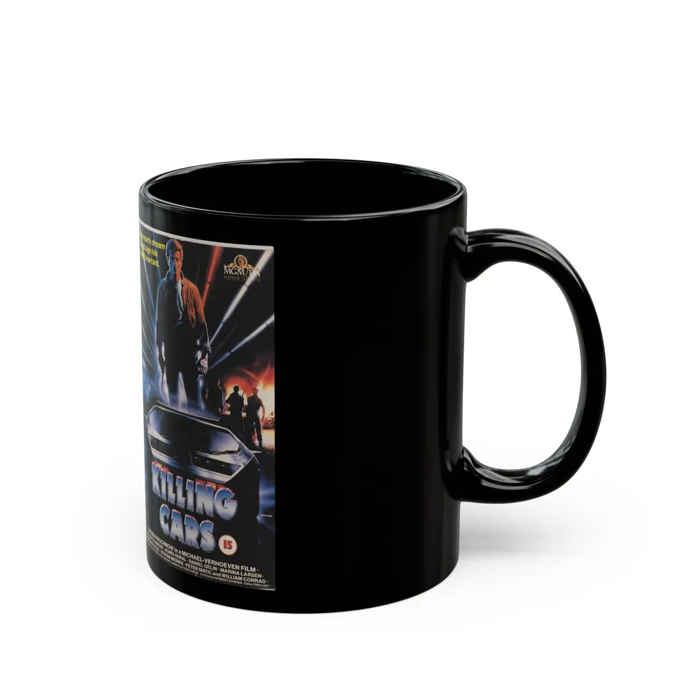 KILLING CARS (VHS COVER) - Black Coffee Mug-Go Mug Yourself