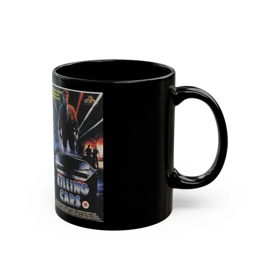 KILLING CARS (VHS COVER) - Black Coffee Mug - Go Mug Yourself