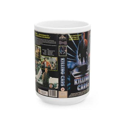 KILLING CARS (VHS COVER) - White Coffee Mug 15oz - Go Mug Yourself
