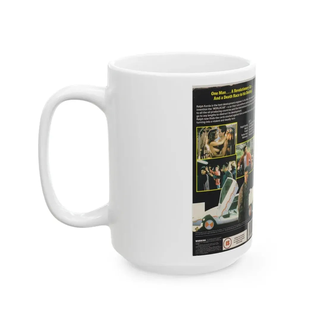 KILLING CARS (VHS COVER) - White Coffee Mug - Go Mug Yourself