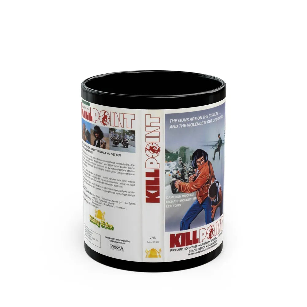 KILLPOINT (VHS COVER) - Black Coffee Mug-11oz-Go Mug Yourself