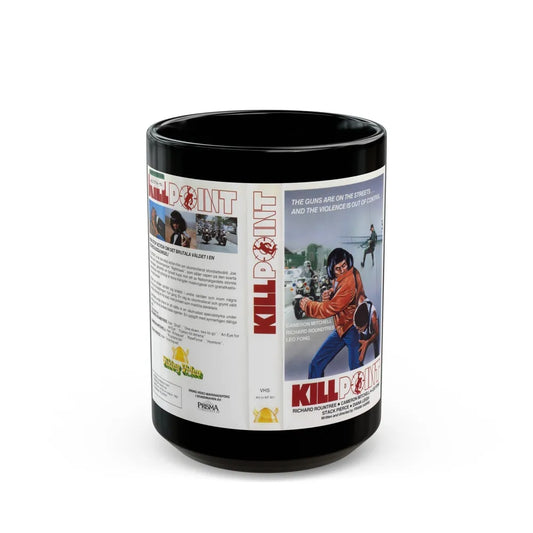 KILLPOINT (VHS COVER) - Black Coffee Mug-15oz-Go Mug Yourself